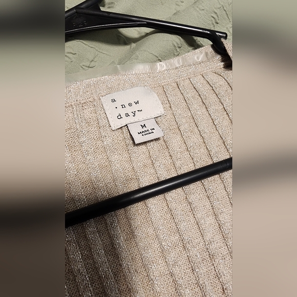 Target A New Day Sparkly Cardigan Medium - Picture 4 of 6